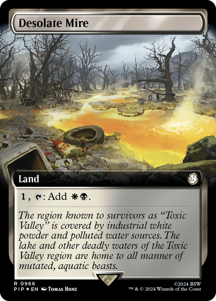 Desolate Mire (Extended Art) (Surge Foil) [Fallout] | L.A. Mood Comics and Games