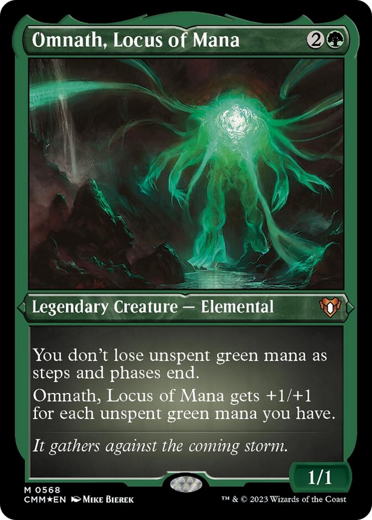 Omnath, Locus of Mana (Foil Etched) [Commander Masters] | L.A. Mood Comics and Games