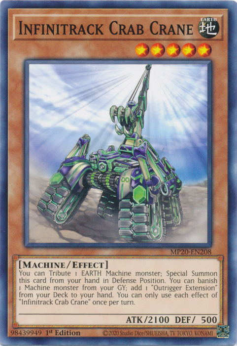Infinitrack Crab Crane [MP20-EN208] Common | L.A. Mood Comics and Games