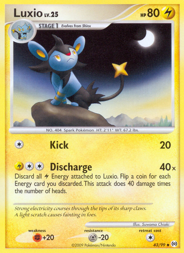 Luxio (43/99) [Platinum: Arceus] | L.A. Mood Comics and Games