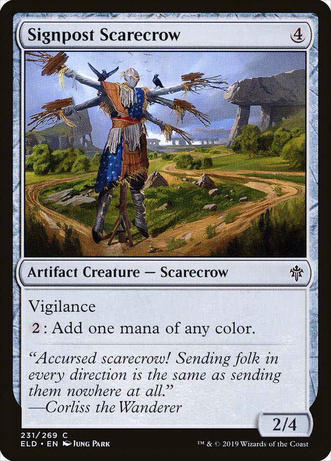Signpost Scarecrow [Throne of Eldraine] | L.A. Mood Comics and Games