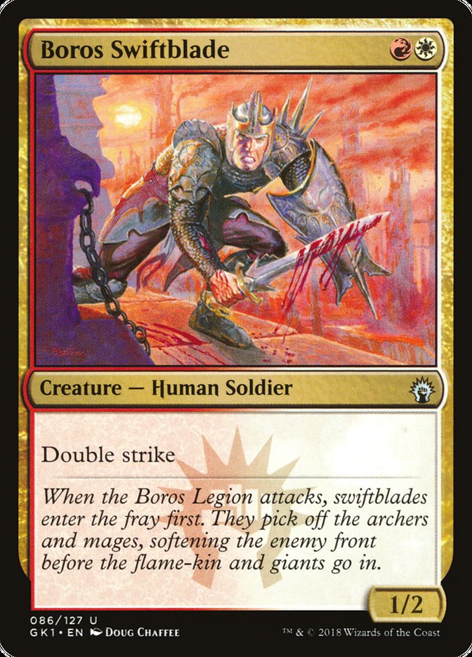 Boros Swiftblade [Guilds of Ravnica Guild Kit] | L.A. Mood Comics and Games