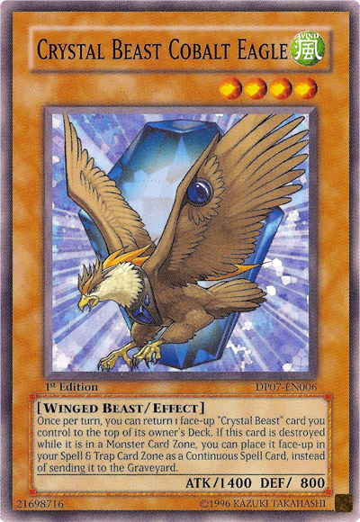 Crystal Beast Cobalt Eagle [DP07-EN006] Common | L.A. Mood Comics and Games