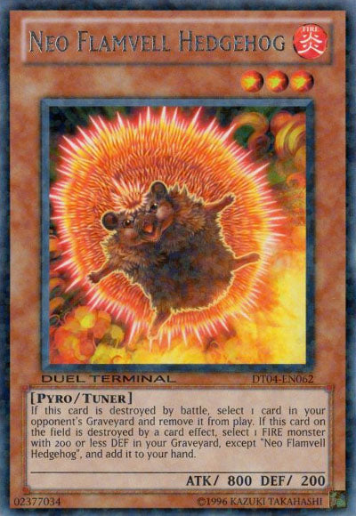 Neo Flamvell Hedgehog [DT04-EN062] Rare | L.A. Mood Comics and Games