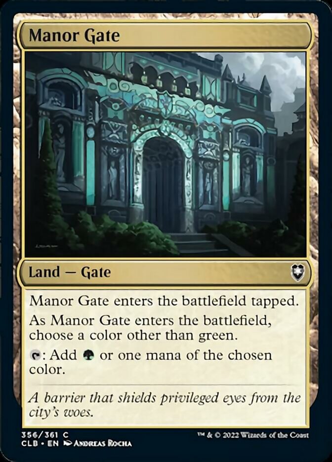Manor Gate [Commander Legends: Battle for Baldur's Gate] | L.A. Mood Comics and Games