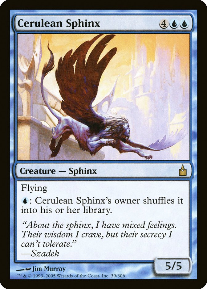 Cerulean Sphinx [Ravnica: City of Guilds] | L.A. Mood Comics and Games