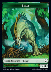 Beast (19) // Elephant Double-Sided Token [Commander Legends Tokens] | L.A. Mood Comics and Games