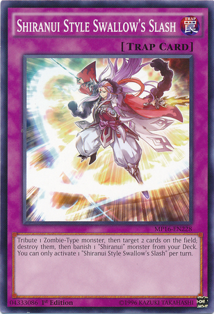 Shiranui Style Swallow's Slash [MP16-EN228] Common | L.A. Mood Comics and Games