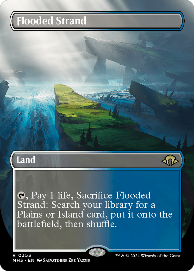 Flooded Strand (Borderless) [Modern Horizons 3] | L.A. Mood Comics and Games