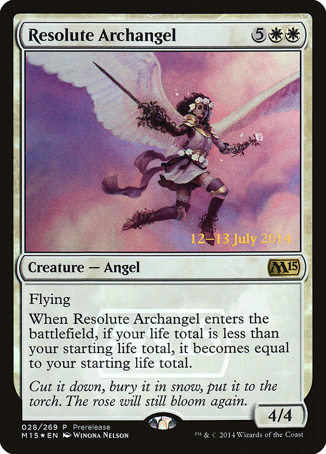 Resolute Archangel [Magic 2015 Prerelease Promos] | L.A. Mood Comics and Games