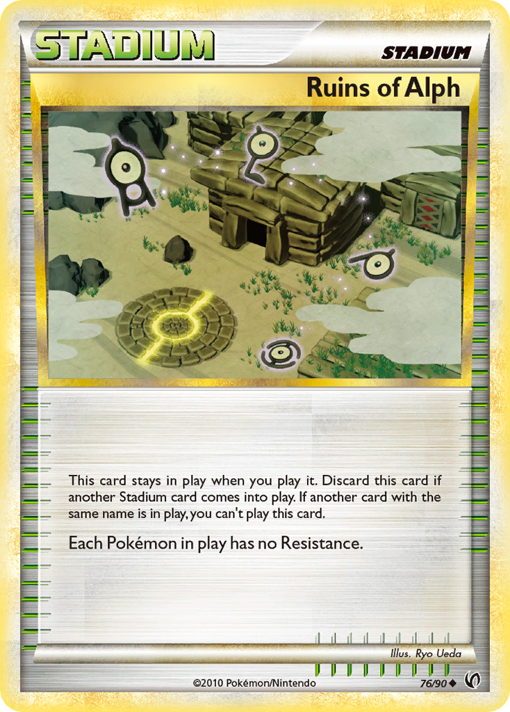 Ruins of Alph (76/90) [HeartGold & SoulSilver: Undaunted] | L.A. Mood Comics and Games