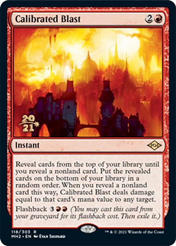 Calibrated Blast [Modern Horizons 2 Prerelease Promos] | L.A. Mood Comics and Games