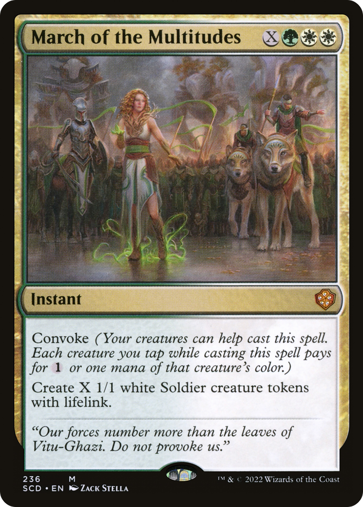 March of the Multitudes [Starter Commander Decks] | L.A. Mood Comics and Games