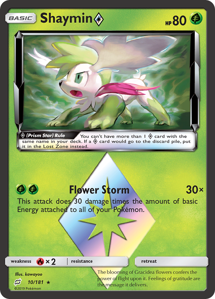 Shaymin (10/181) (Prism Star) [Sun & Moon: Team Up] | L.A. Mood Comics and Games