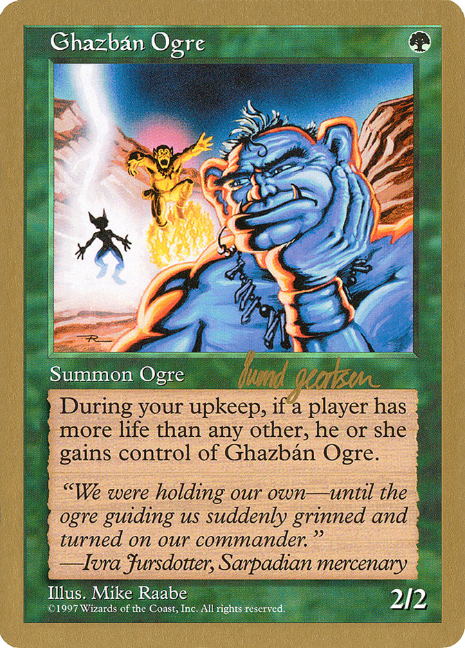 Ghazban Ogre (Svend Geertsen) [World Championship Decks 1997] | L.A. Mood Comics and Games