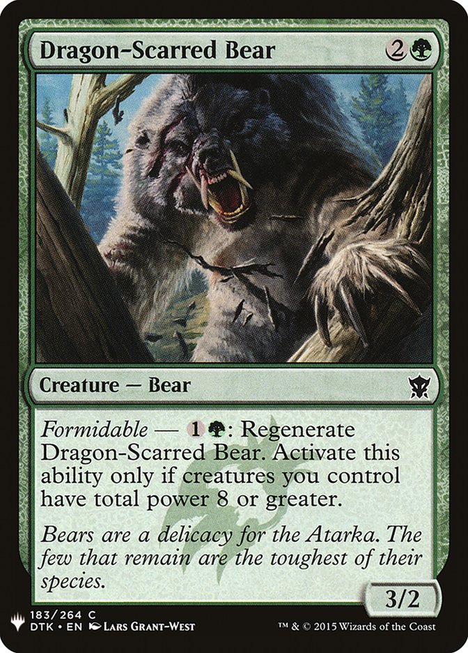 Dragon-Scarred Bear [Mystery Booster] | L.A. Mood Comics and Games