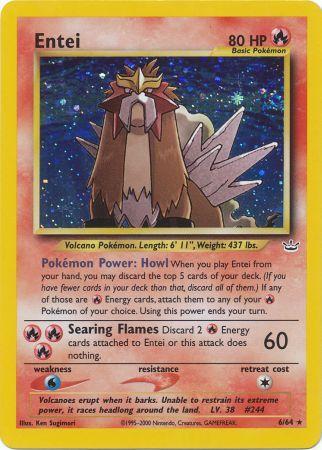 Entei (6/64) [Neo Revelation Unlimited] | L.A. Mood Comics and Games