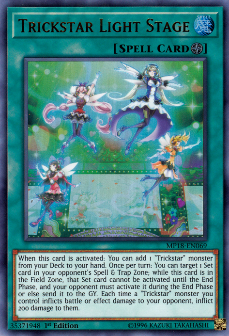 Trickstar Light Stage [MP18-EN069] Ultra Rare | L.A. Mood Comics and Games