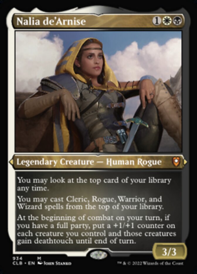 Nalia de'Arnise (Display Commander) (Foil Etched) [Commander Legends: Battle for Baldur's Gate] | L.A. Mood Comics and Games