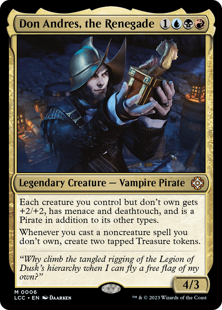 Don Andres, the Renegade [The Lost Caverns of Ixalan Commander] | L.A. Mood Comics and Games