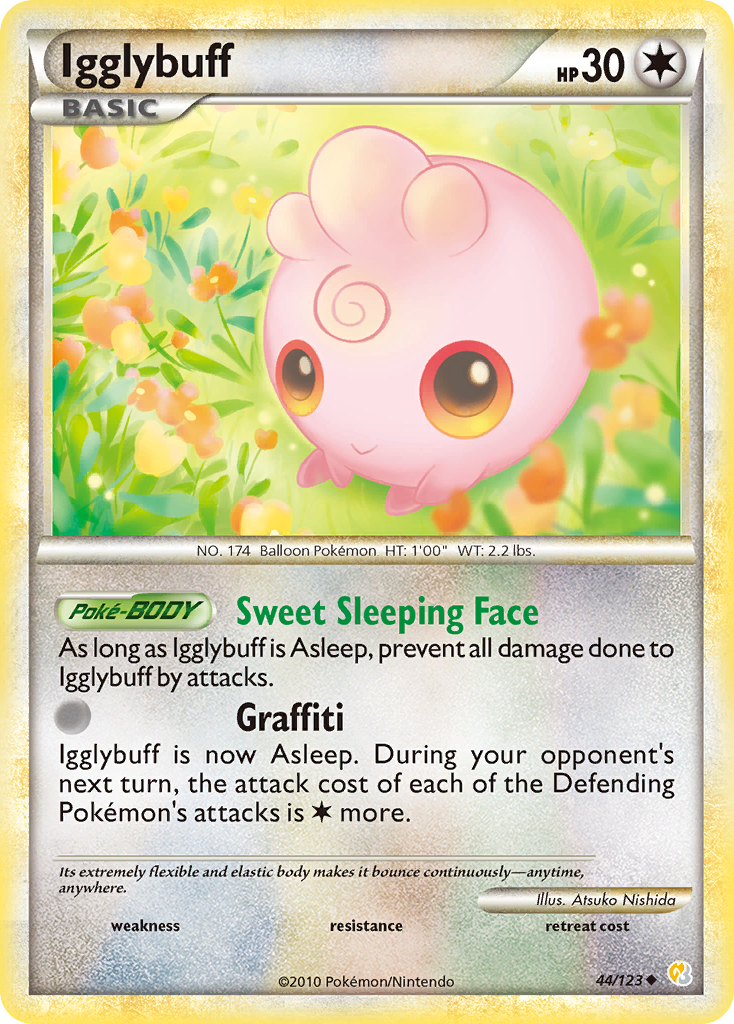Igglybuff (44/123) [HeartGold & SoulSilver: Base Set] | L.A. Mood Comics and Games