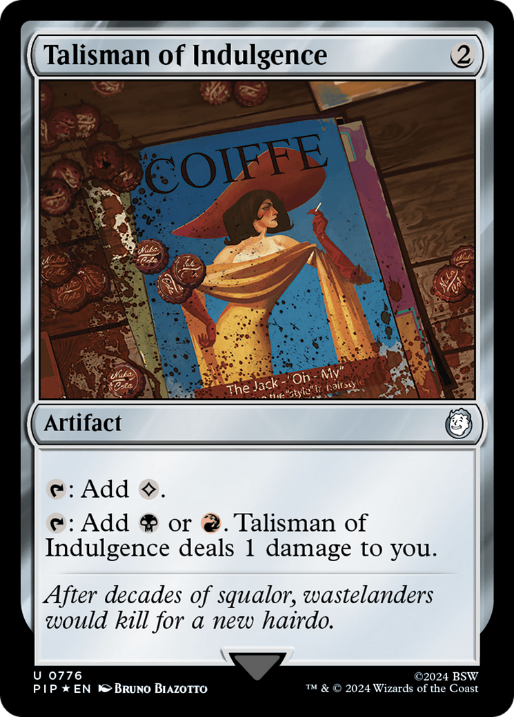 Talisman of Indulgence (Surge Foil) [Fallout] | L.A. Mood Comics and Games