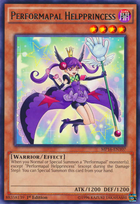 Performapal Helpprincess [MP16-EN107] Rare | L.A. Mood Comics and Games