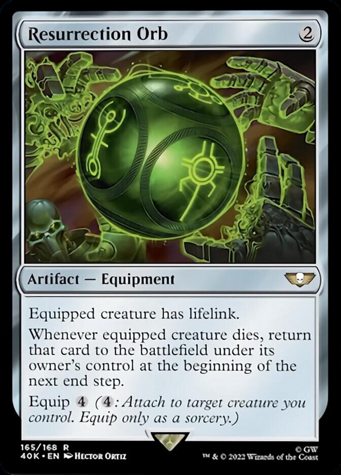 Resurrection Orb (Surge Foil) [Warhammer 40,000] | L.A. Mood Comics and Games