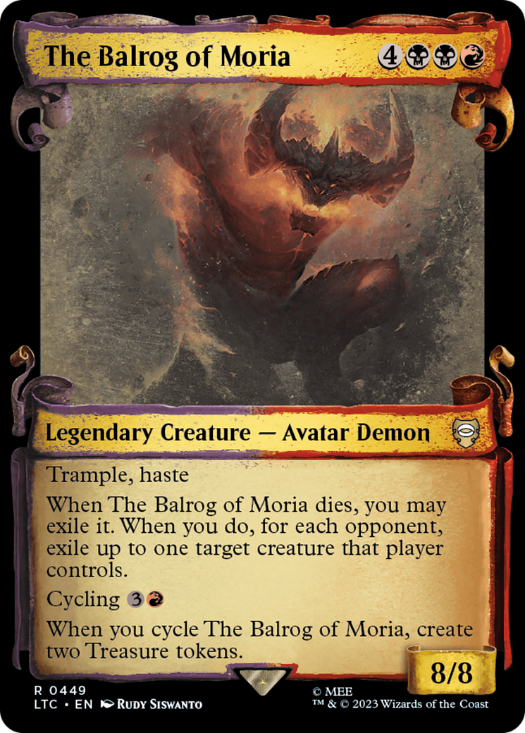 The Balrog of Moria [The Lord of the Rings: Tales of Middle-Earth Commander Showcase Scrolls] | L.A. Mood Comics and Games
