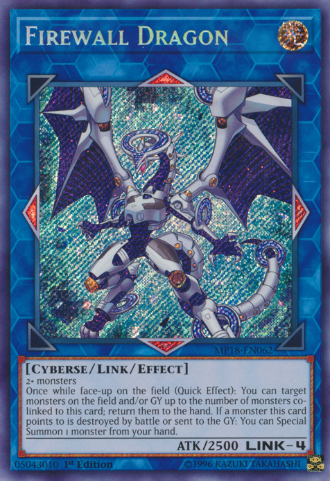 Firewall Dragon [MP18-EN062] Secret Rare | L.A. Mood Comics and Games
