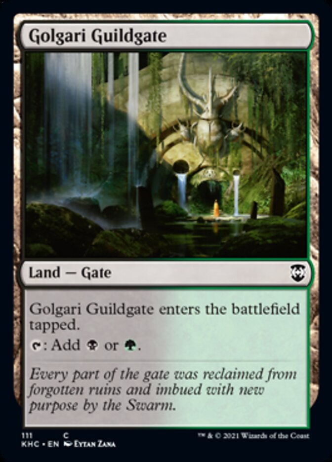 Golgari Guildgate [Kaldheim Commander] | L.A. Mood Comics and Games