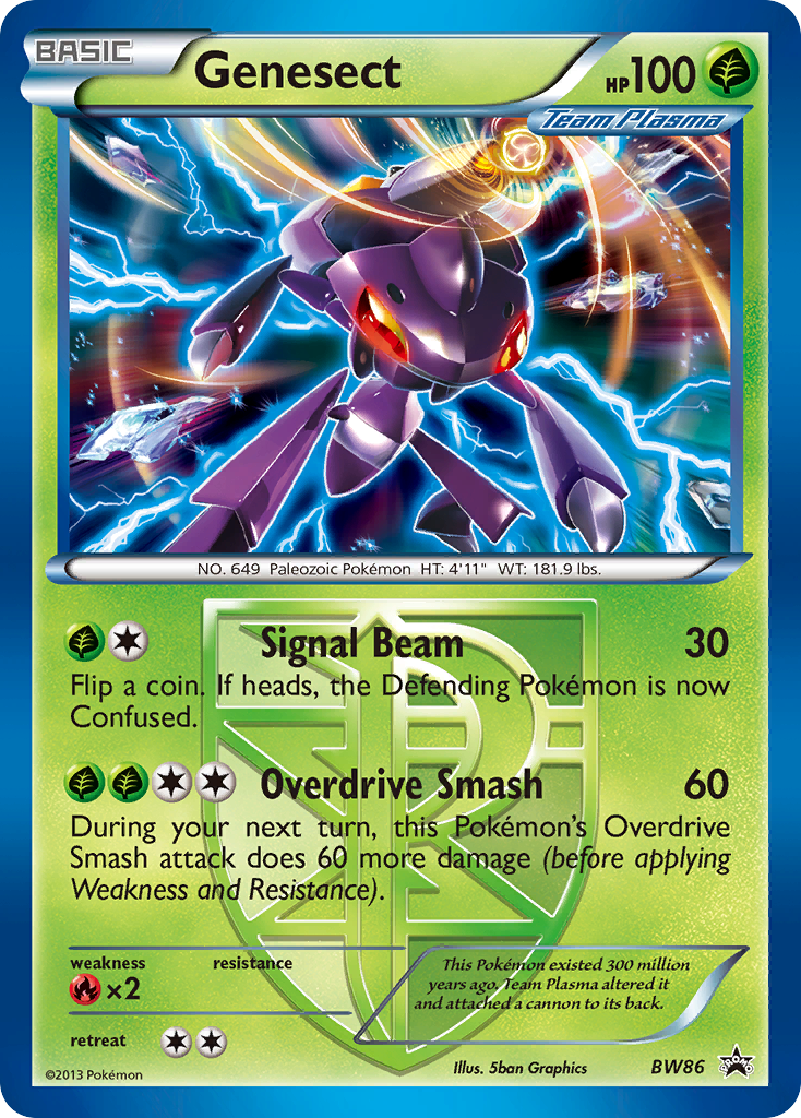 Genesect (BW86) (Team Plasma) [Black & White: Black Star Promos] | L.A. Mood Comics and Games