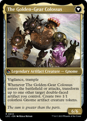 Tetzin, Gnome Champion // The Golden-Gear Colossus [The Lost Caverns of Ixalan Commander] | L.A. Mood Comics and Games