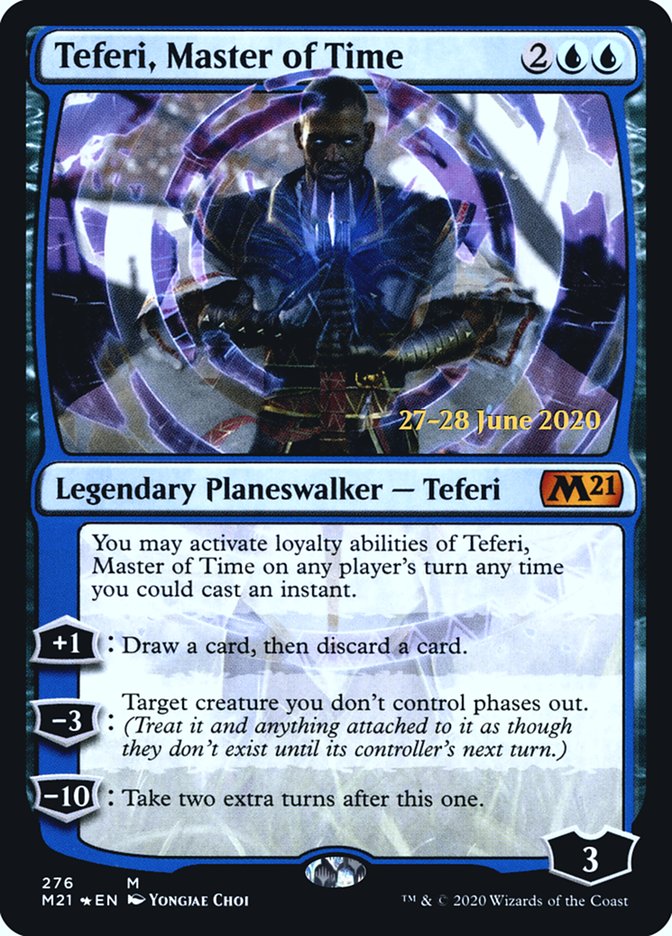 Teferi, Master of Time (276) [Core Set 2021 Prerelease Promos] | L.A. Mood Comics and Games