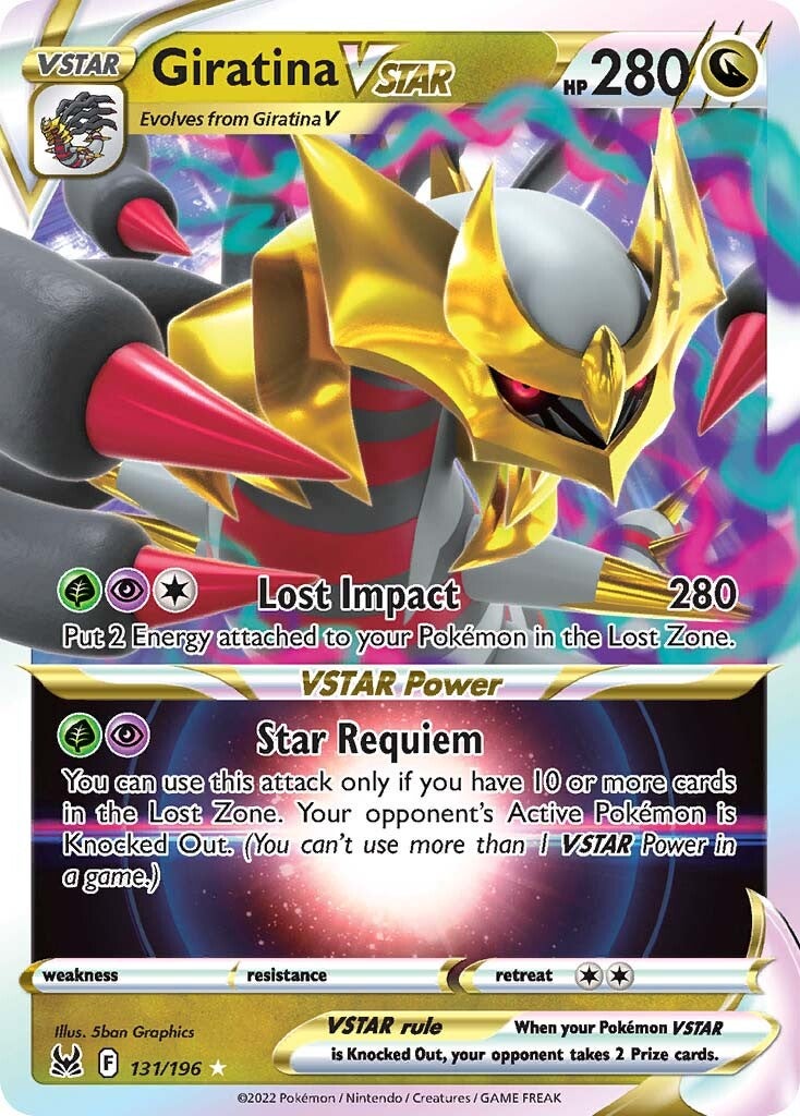 Giratina VSTAR (131/196) (Jumbo Card) [Sword & Shield: Lost Origin] | L.A. Mood Comics and Games