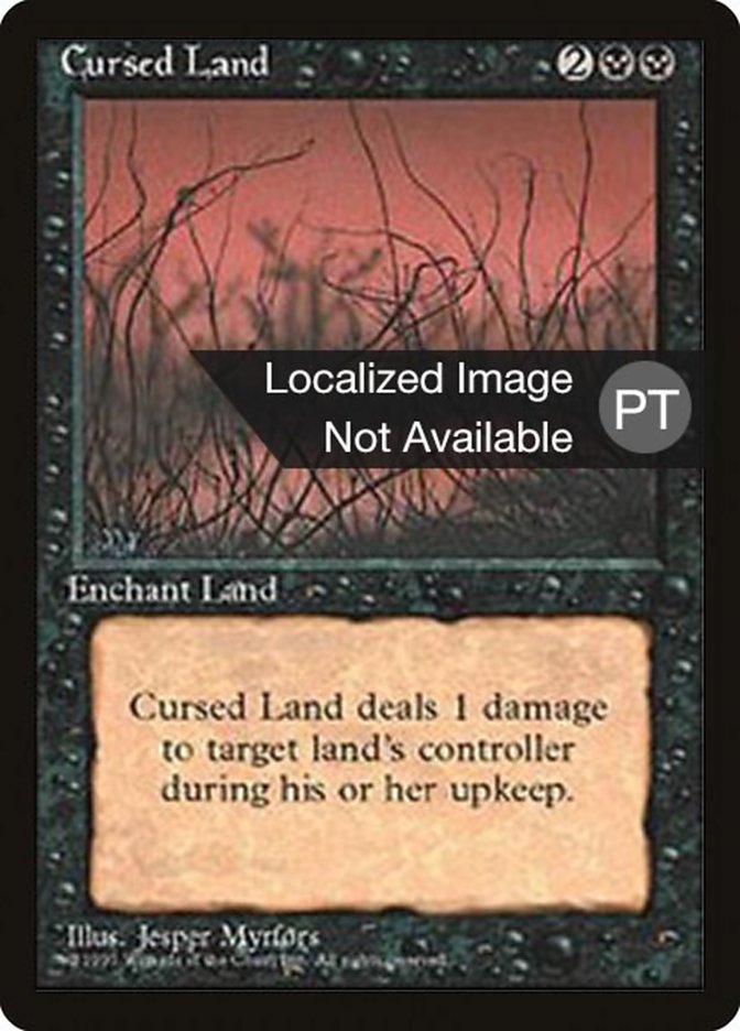Cursed Land [Fourth Edition (Foreign Black Border)] | L.A. Mood Comics and Games