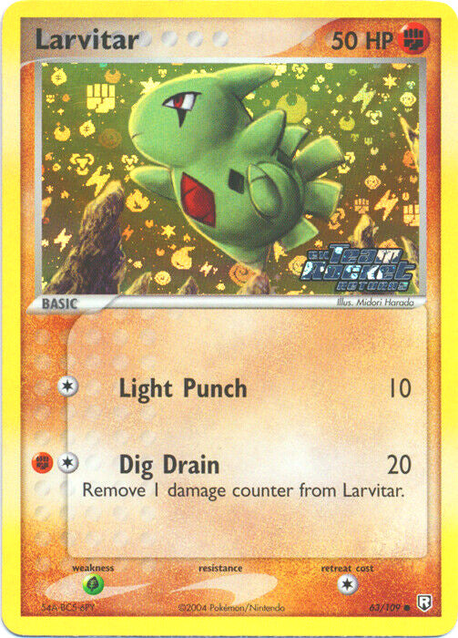 Larvitar (63/109) (Stamped) [EX: Team Rocket Returns] | L.A. Mood Comics and Games