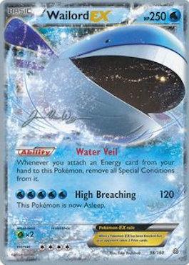 Wailord EX (38/160) (HonorStoise - Jacob Van Wagner) [World Championships 2015] | L.A. Mood Comics and Games