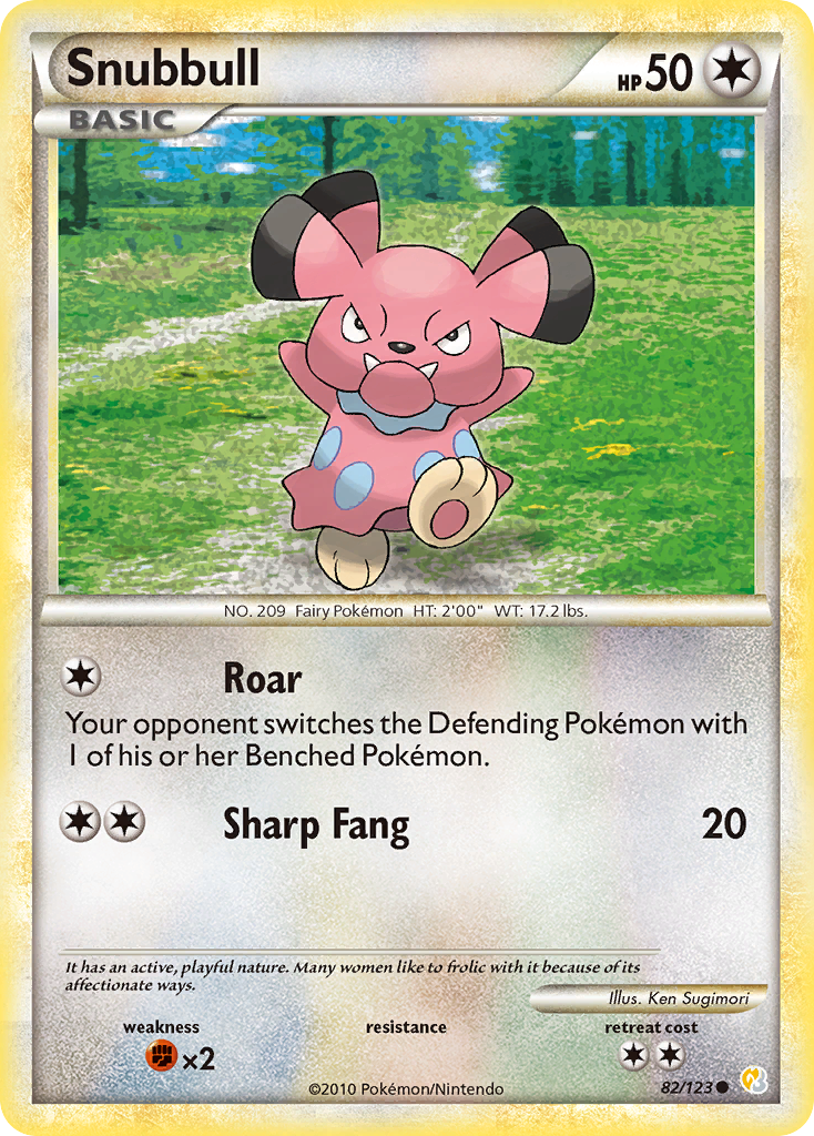 Snubbull (82/123) [HeartGold & SoulSilver: Base Set] | L.A. Mood Comics and Games