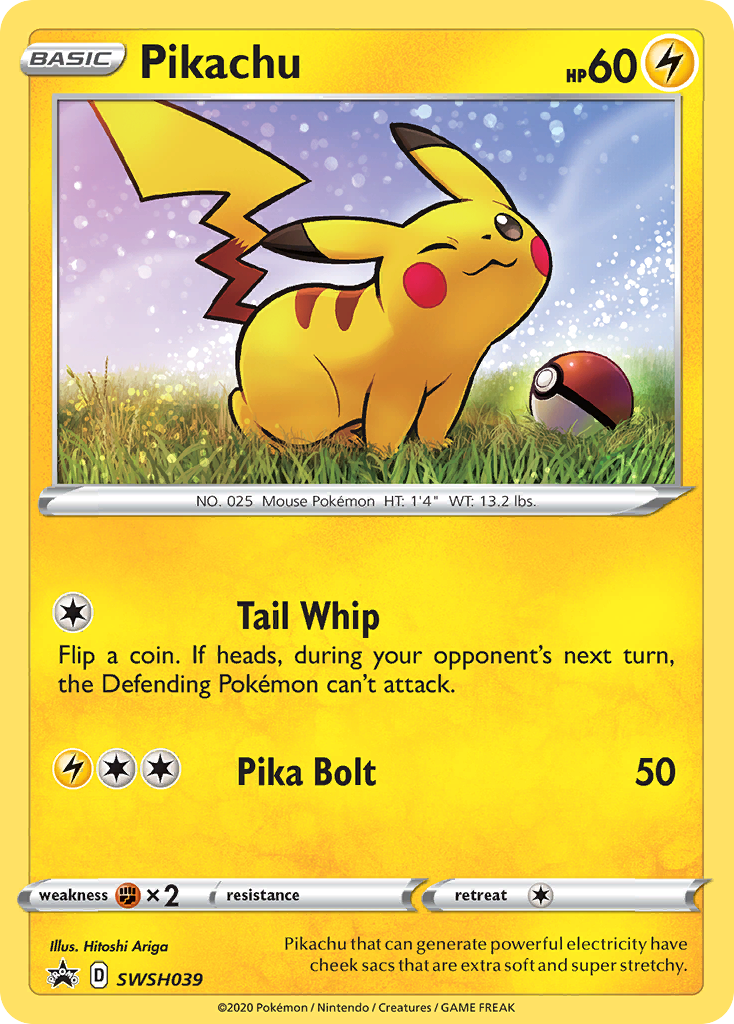 Pikachu (SWSH039) [Sword & Shield: Black Star Promos] | L.A. Mood Comics and Games