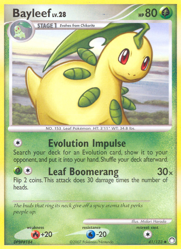 Bayleef (41/123) [Diamond & Pearl: Mysterious Treasures] | L.A. Mood Comics and Games