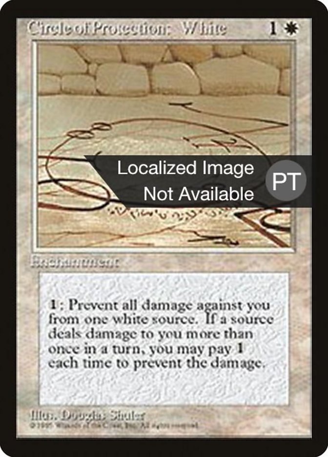 Circle of Protection: White [Fourth Edition (Foreign Black Border)] | L.A. Mood Comics and Games