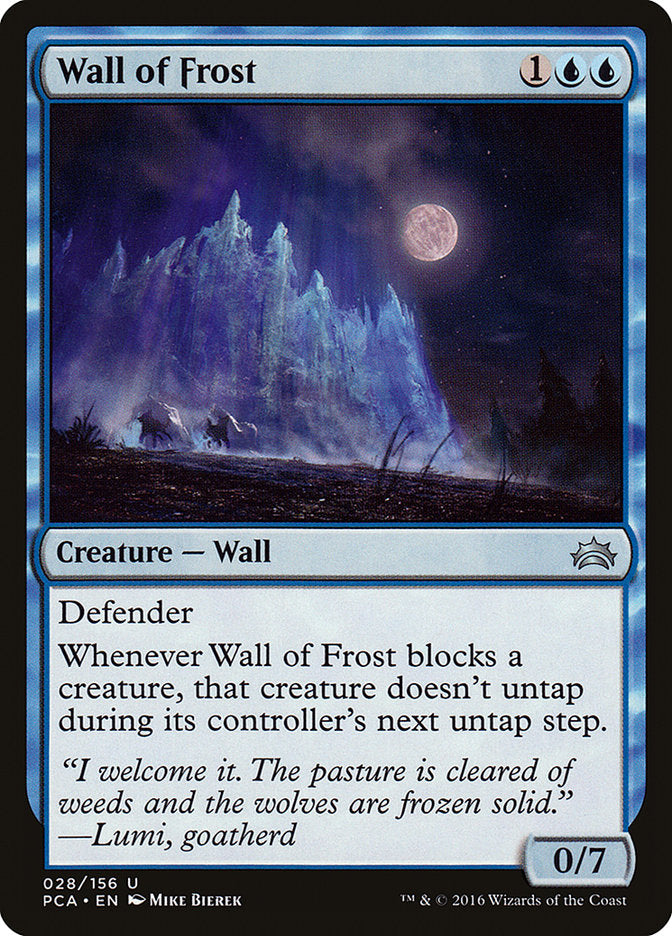 Wall of Frost [Planechase Anthology] | L.A. Mood Comics and Games