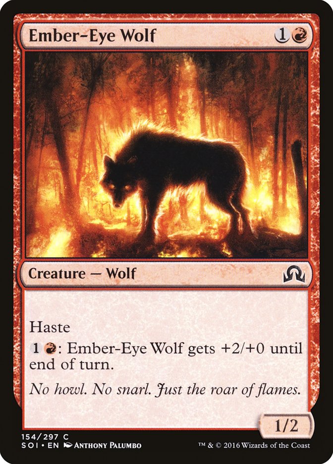 Ember-Eye Wolf [Shadows over Innistrad] | L.A. Mood Comics and Games
