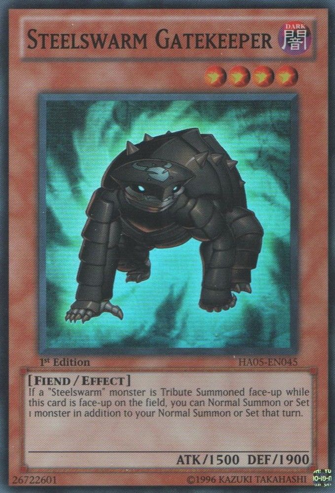 Steelswarm Gatekeeper [HA05-EN045] Super Rare | L.A. Mood Comics and Games