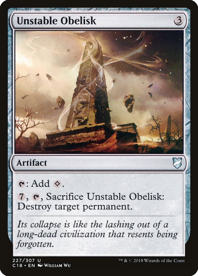 Unstable Obelisk [Commander 2018] | L.A. Mood Comics and Games