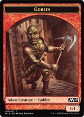 Goblin // Thopter Double-Sided Token (Game Night) [Core Set 2019 Tokens] | L.A. Mood Comics and Games