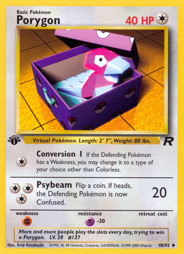 Porygon (48/82) [Team Rocket 1st Edition] | L.A. Mood Comics and Games