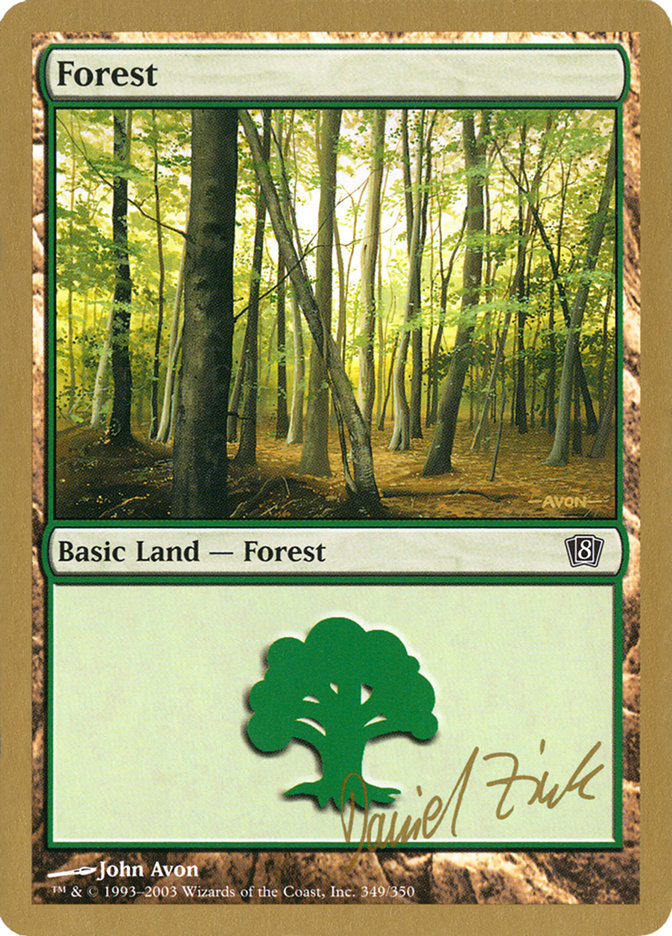 Forest (dz349) (Daniel Zink) [World Championship Decks 2003] | L.A. Mood Comics and Games