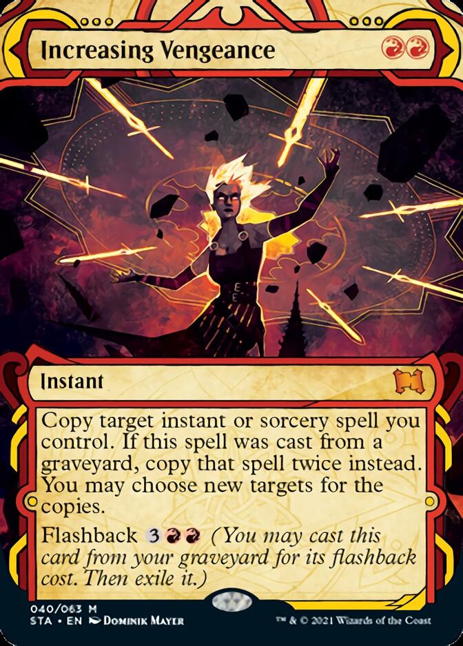 Increasing Vengeance (Foil Etched) [Strixhaven: School of Mages Mystical Archive] | L.A. Mood Comics and Games